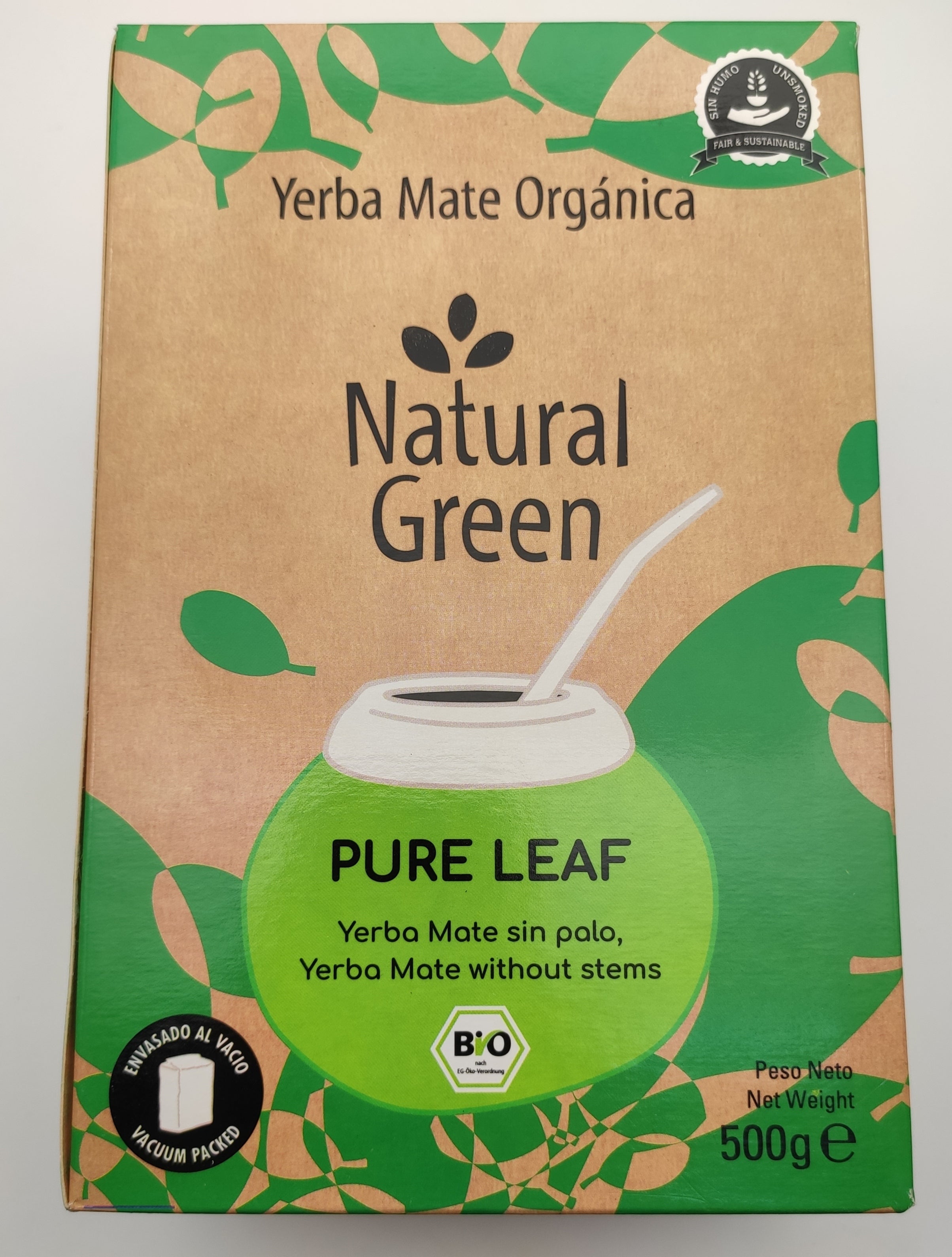 Spezialitäten Mate Natural Green "Pure Leaf", bio