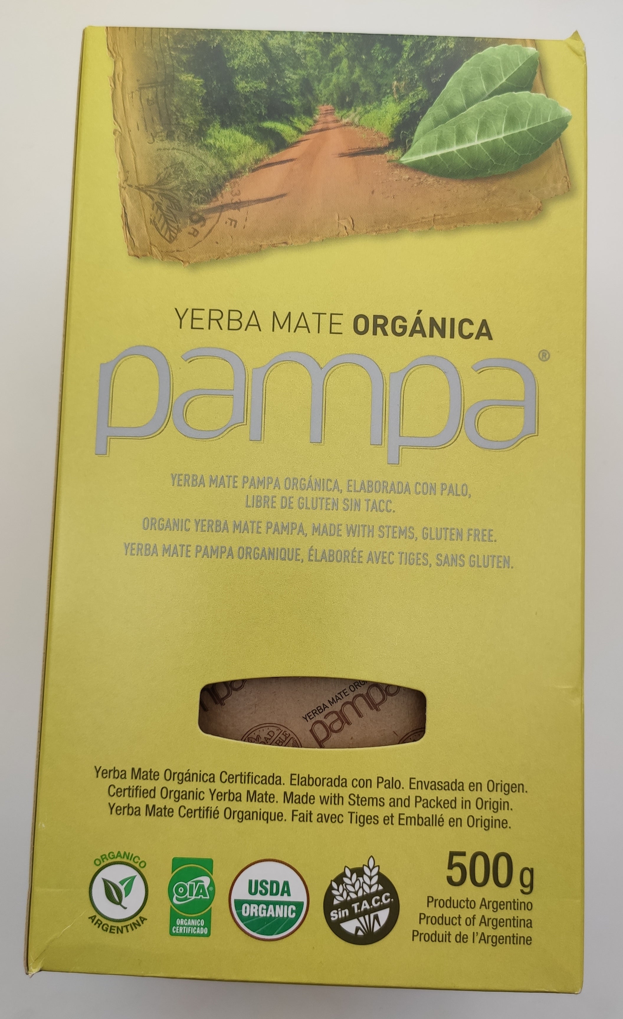 Spezialitäten Mate Yerba Orgánica Pampa, bio